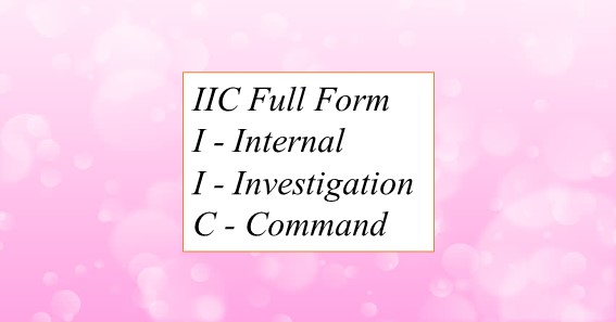 IIC Full Form 