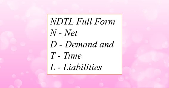 NDTL Full Form