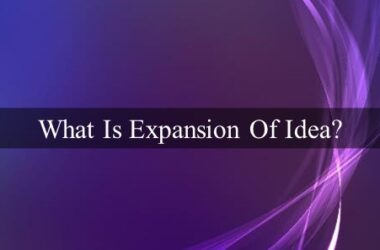 What Is Expansion Of Idea